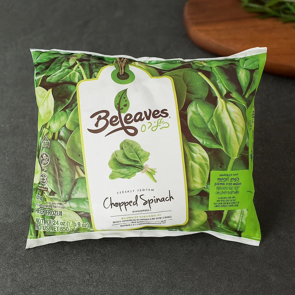 BELEAVES FROZ CHOPP SPINACH