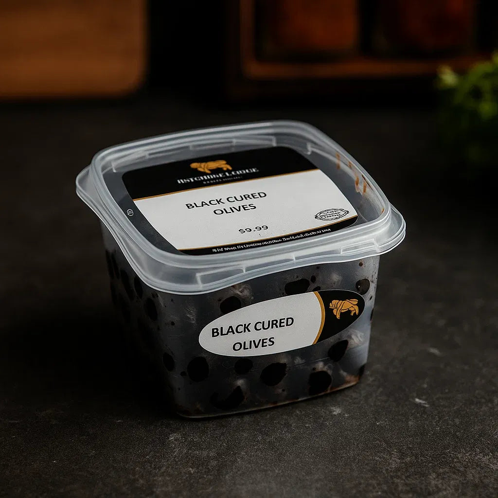 BLACK CURED OLIVES