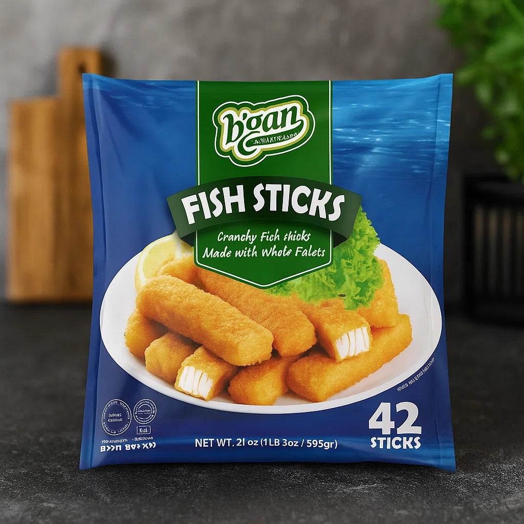 B'GAN BREADED FISH STICKS