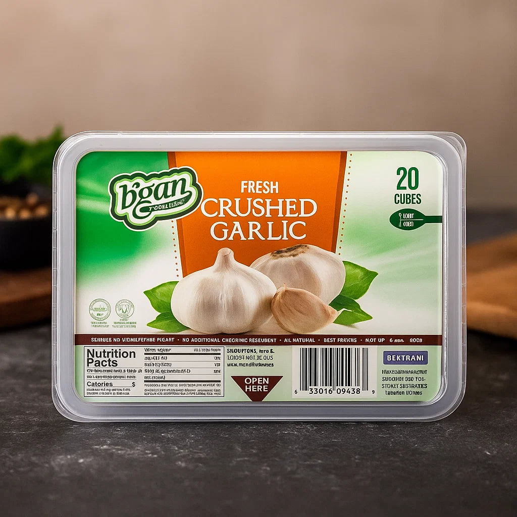 B'GAN CHOPPED GARLIC CUBES