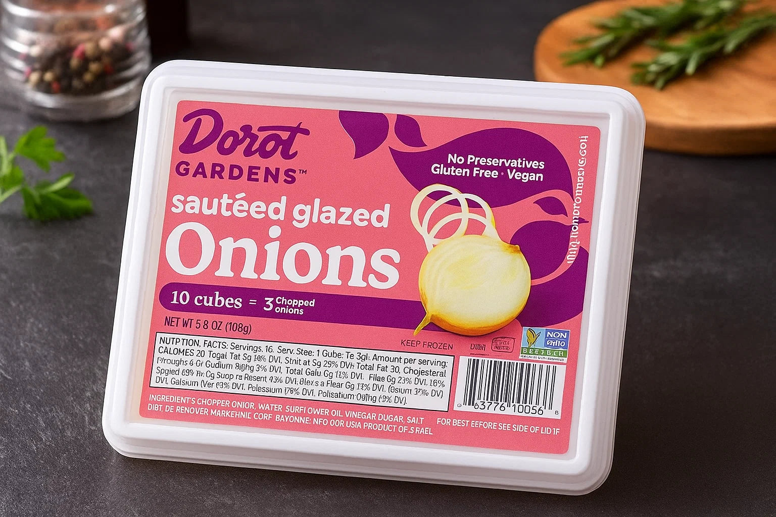 CUBES SAUTEED GLAZED ONION