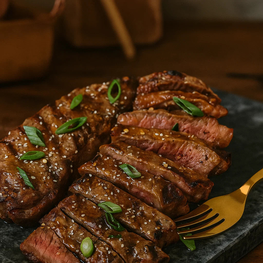 PRIME RIB STEAK COOKED