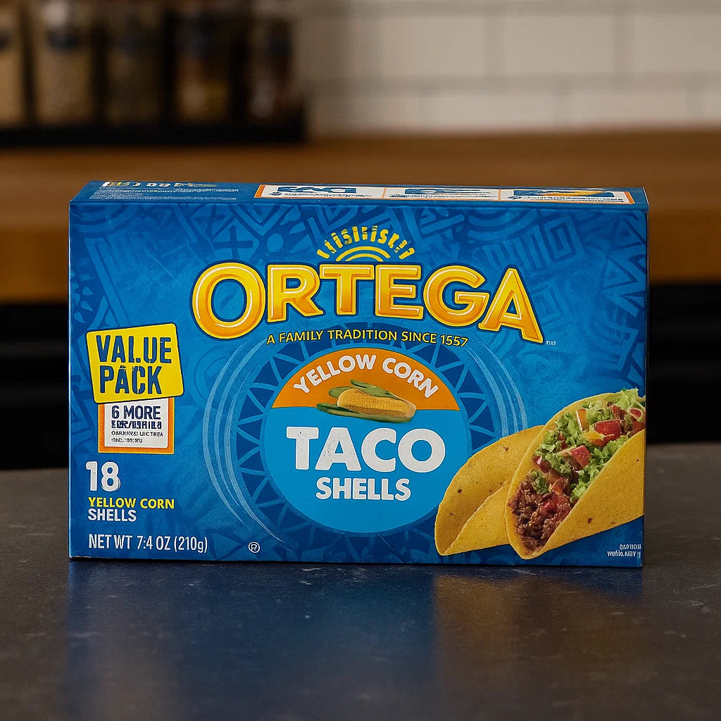 YELLOW CORN TACO SHELLS, ORT